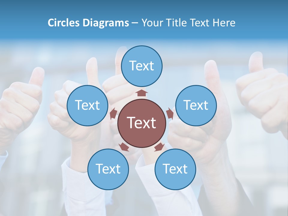 Quantity People Fist PowerPoint Template