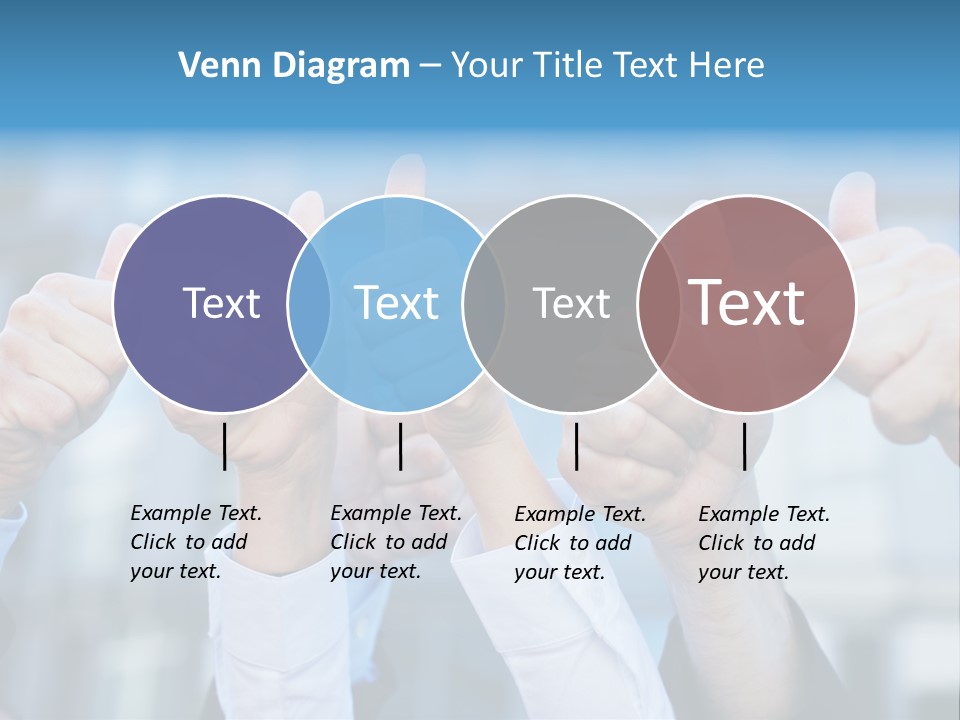 Quantity People Fist PowerPoint Template