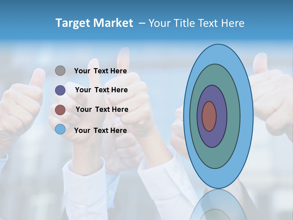 Quantity People Fist PowerPoint Template