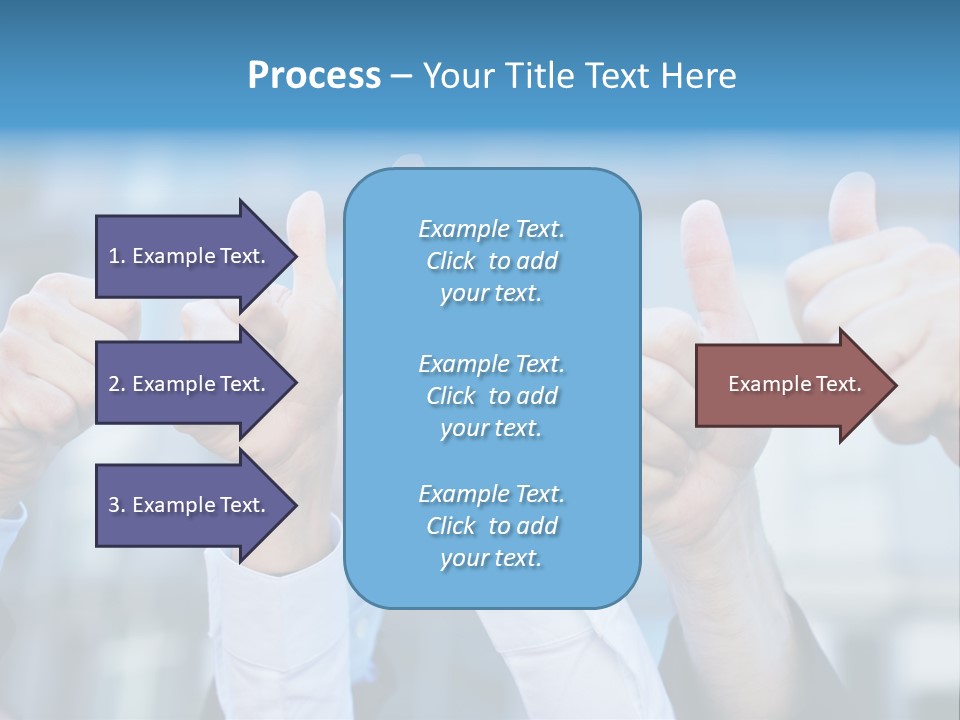 Quantity People Fist PowerPoint Template