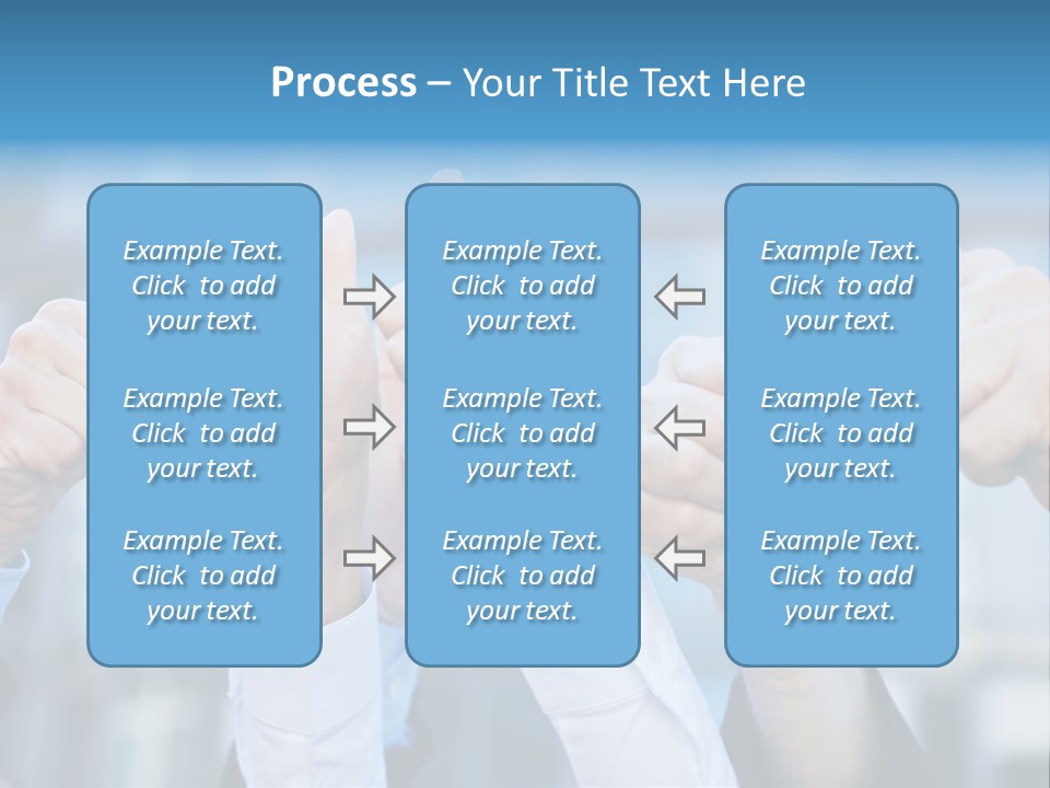 Quantity People Fist PowerPoint Template