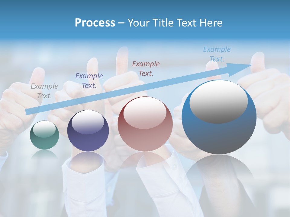 Quantity People Fist PowerPoint Template