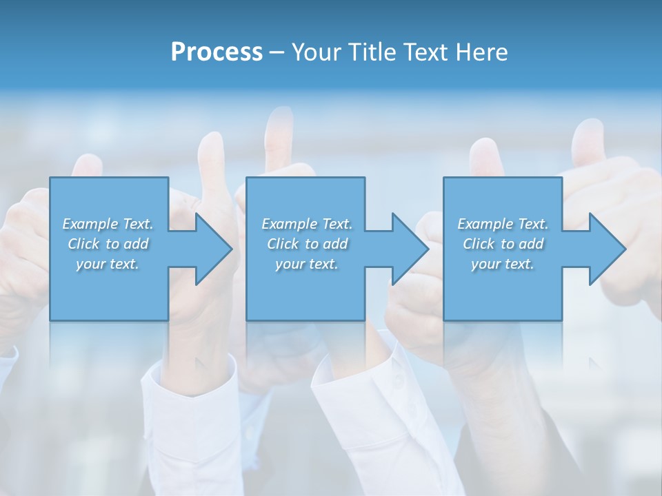 Quantity People Fist PowerPoint Template