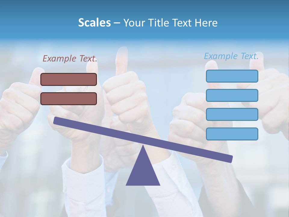 Quantity People Fist PowerPoint Template