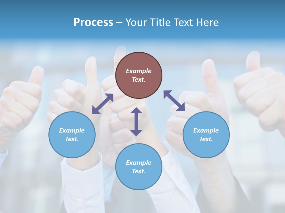 Quantity People Fist PowerPoint Template