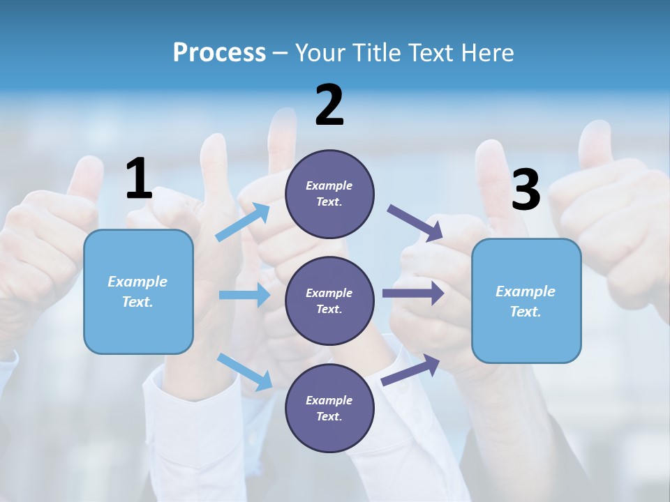 Quantity People Fist PowerPoint Template