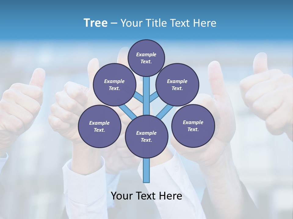 Quantity People Fist PowerPoint Template
