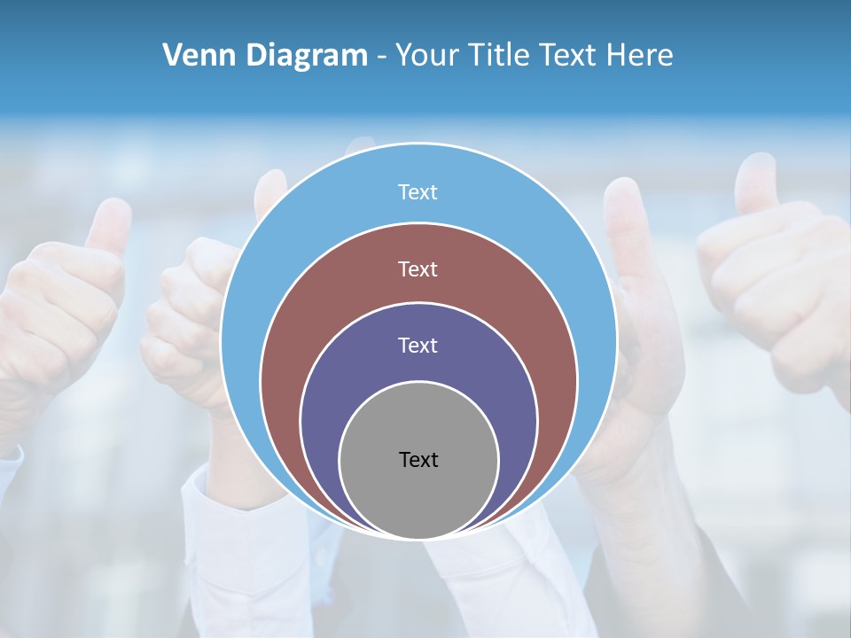 Quantity People Fist PowerPoint Template