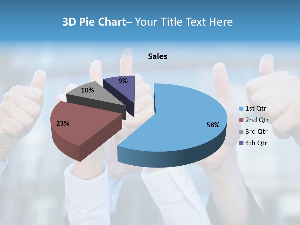 Quantity People Fist PowerPoint Template
