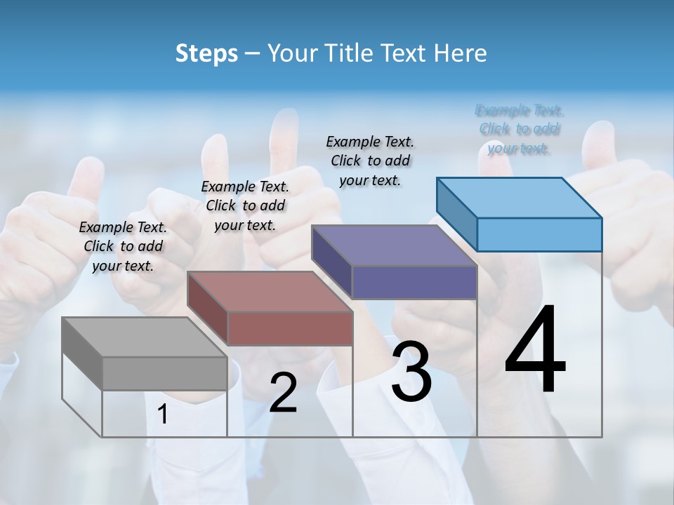 Quantity People Fist PowerPoint Template