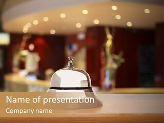 Motel Support Wooden PowerPoint Template