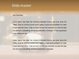 Motel Support Wooden PowerPoint Template