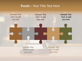 Motel Support Wooden PowerPoint Template