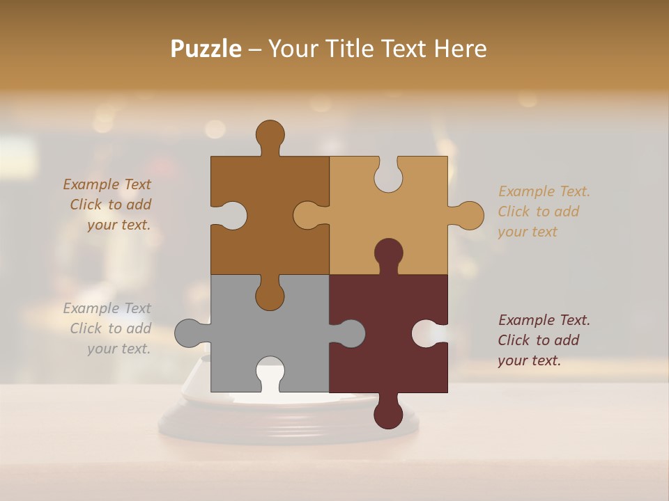 Motel Support Wooden PowerPoint Template