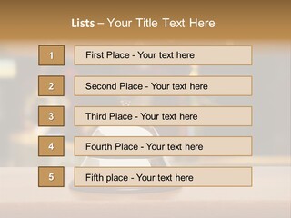 Motel Support Wooden PowerPoint Template