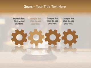 Motel Support Wooden PowerPoint Template