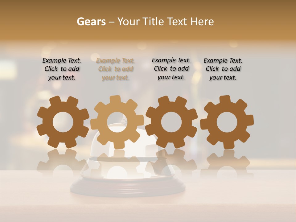 Motel Support Wooden PowerPoint Template