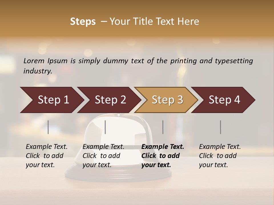 Motel Support Wooden PowerPoint Template