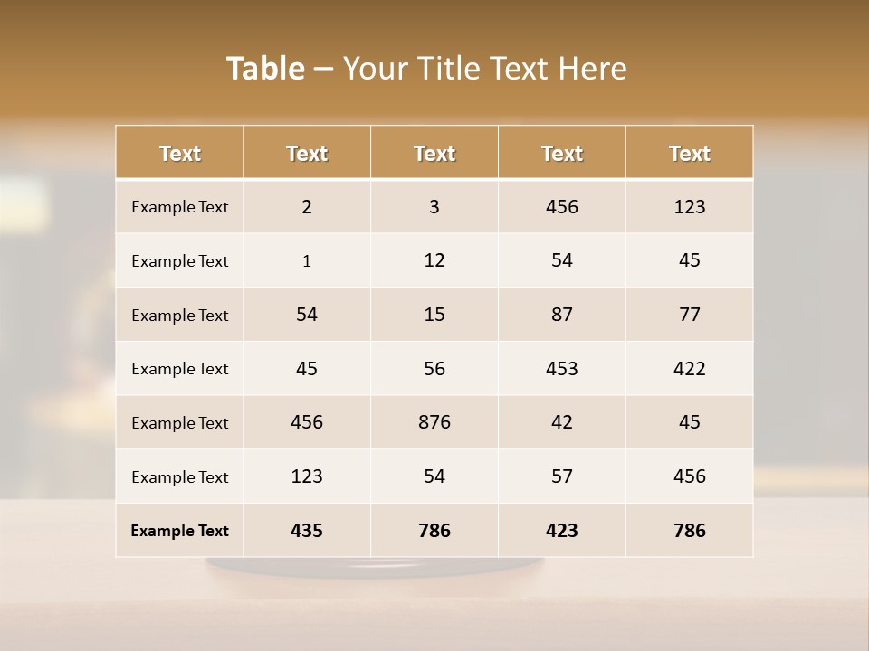 Motel Support Wooden PowerPoint Template