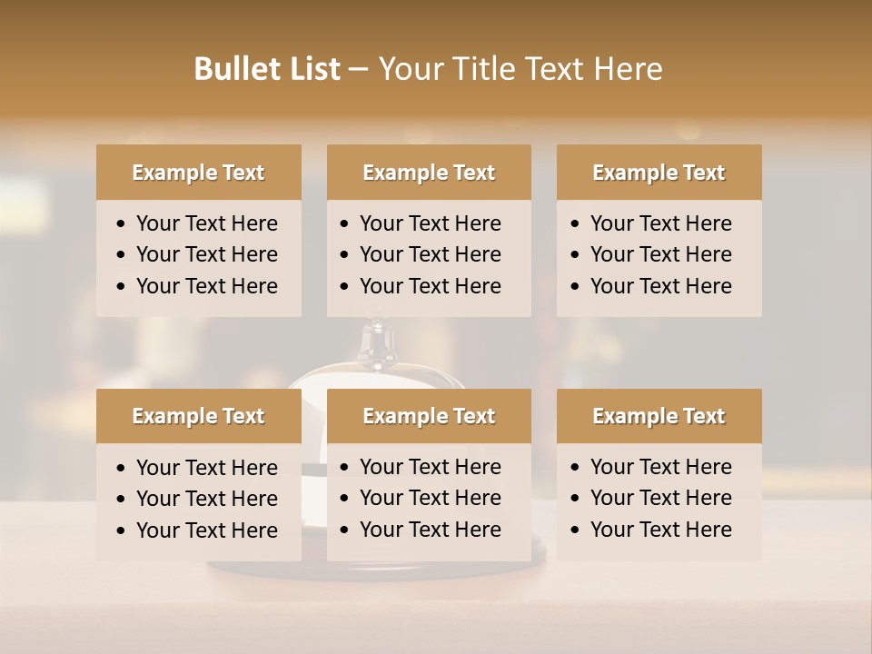 Motel Support Wooden PowerPoint Template