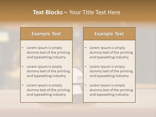 Motel Support Wooden PowerPoint Template