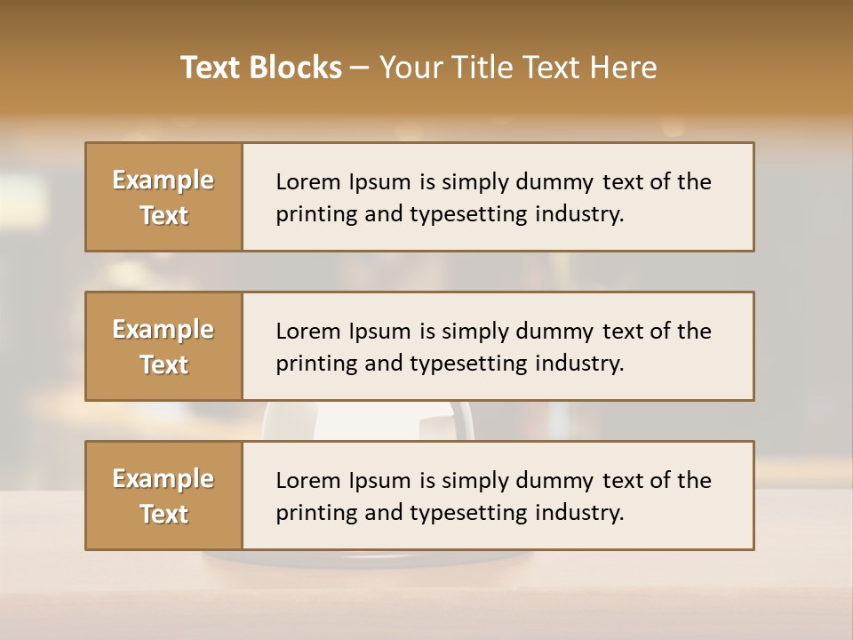Motel Support Wooden PowerPoint Template