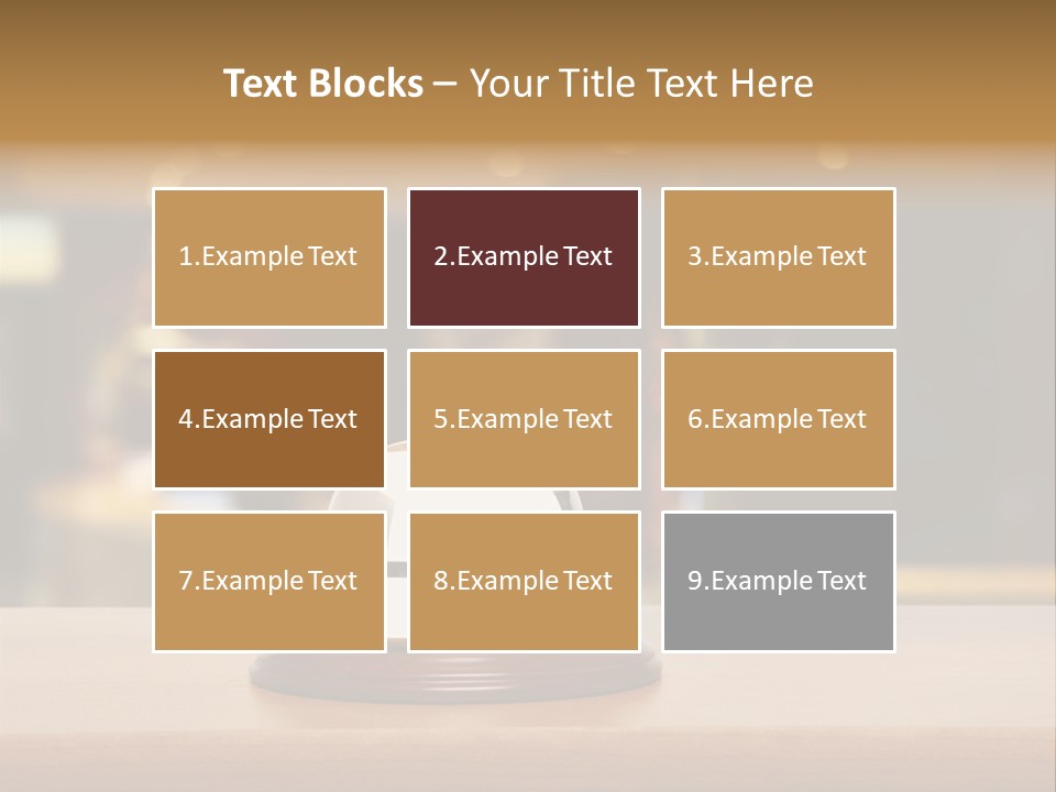 Motel Support Wooden PowerPoint Template