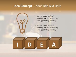 Motel Support Wooden PowerPoint Template