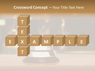 Motel Support Wooden PowerPoint Template