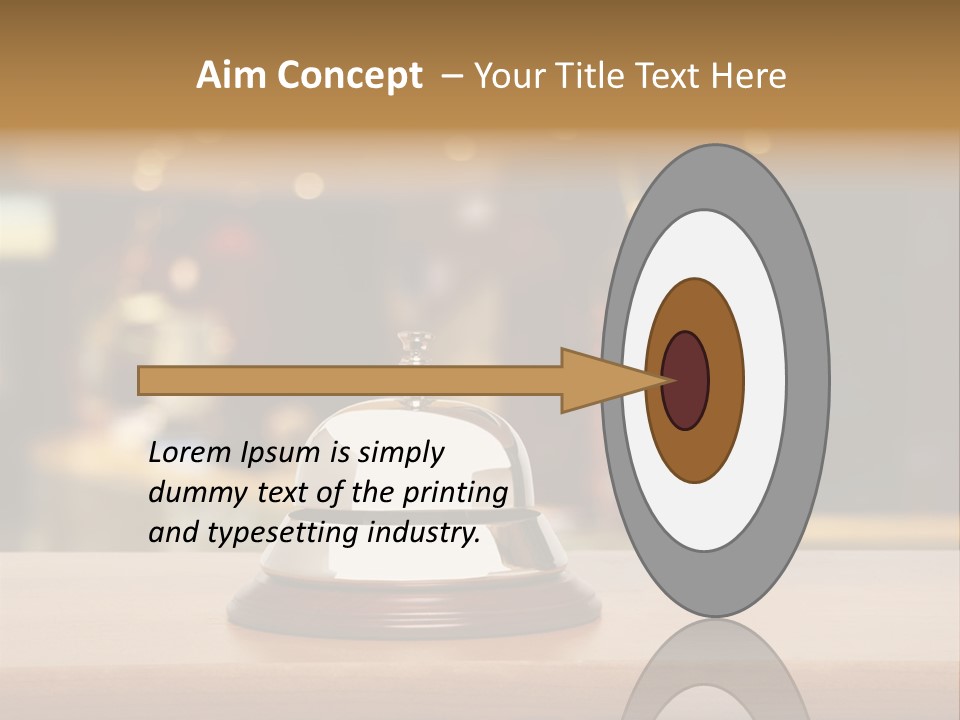 Motel Support Wooden PowerPoint Template