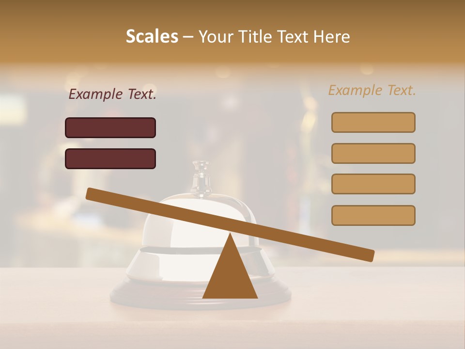 Motel Support Wooden PowerPoint Template