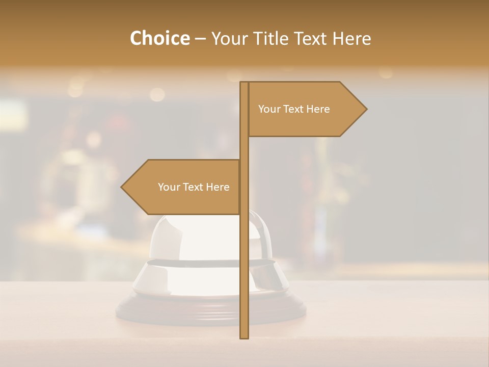 Motel Support Wooden PowerPoint Template