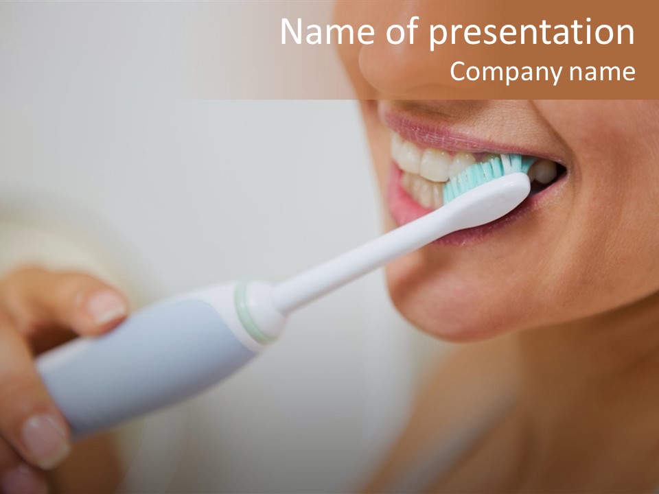 Healthy Tooth Sensual PowerPoint Template