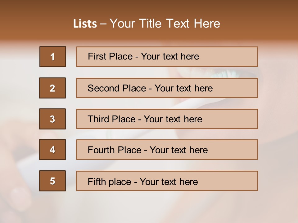 Healthy Tooth Sensual PowerPoint Template