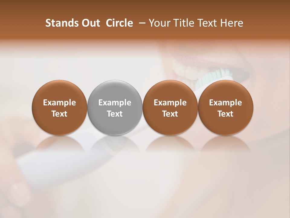 Healthy Tooth Sensual PowerPoint Template