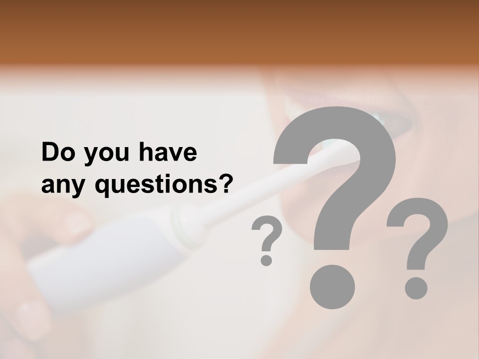 Healthy Tooth Sensual PowerPoint Template