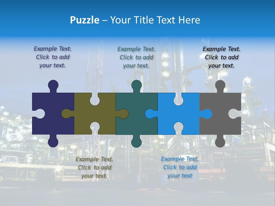 Pipeline Storage Petroleum PowerPoint Template