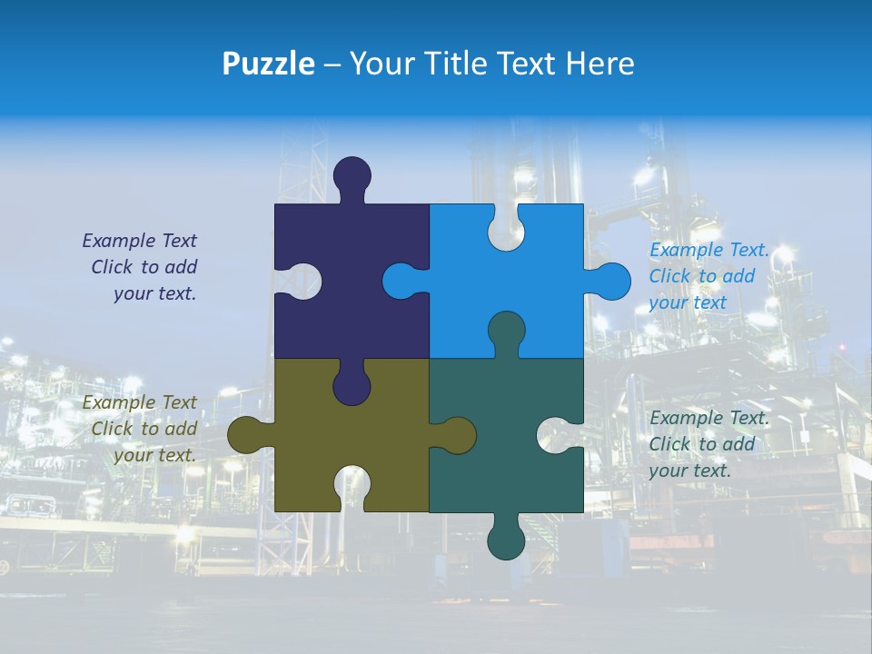 Pipeline Storage Petroleum PowerPoint Template