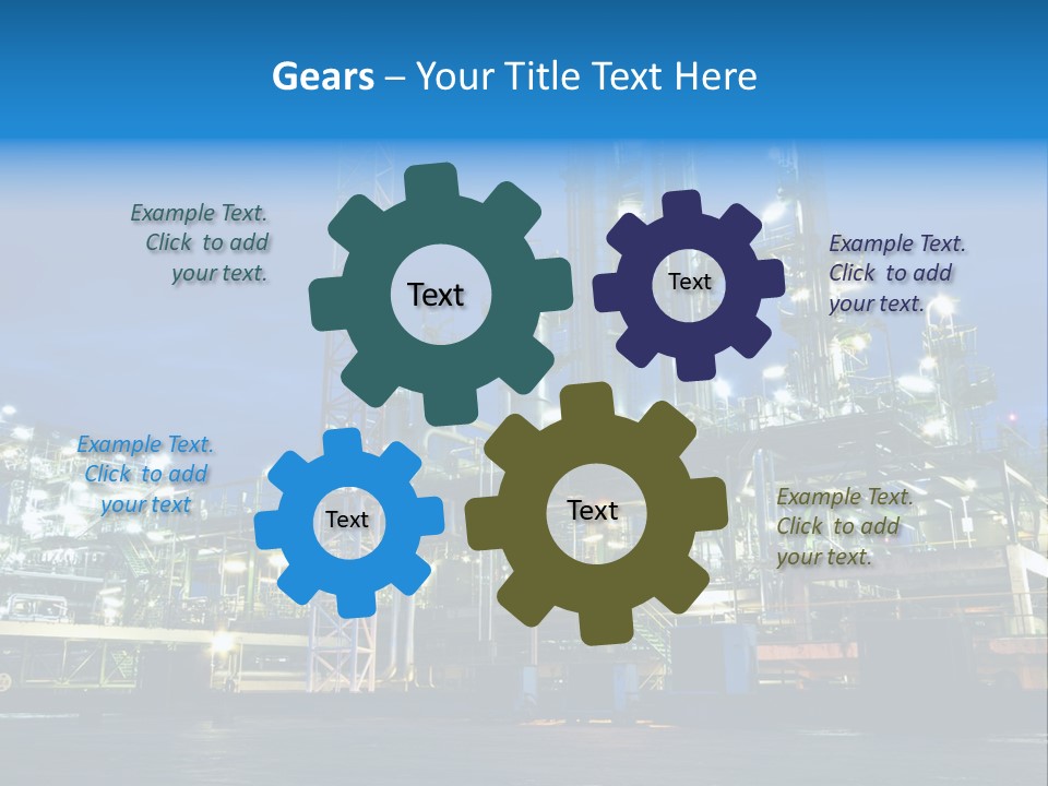 Pipeline Storage Petroleum PowerPoint Template