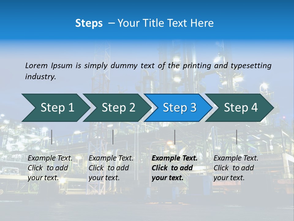 Pipeline Storage Petroleum PowerPoint Template