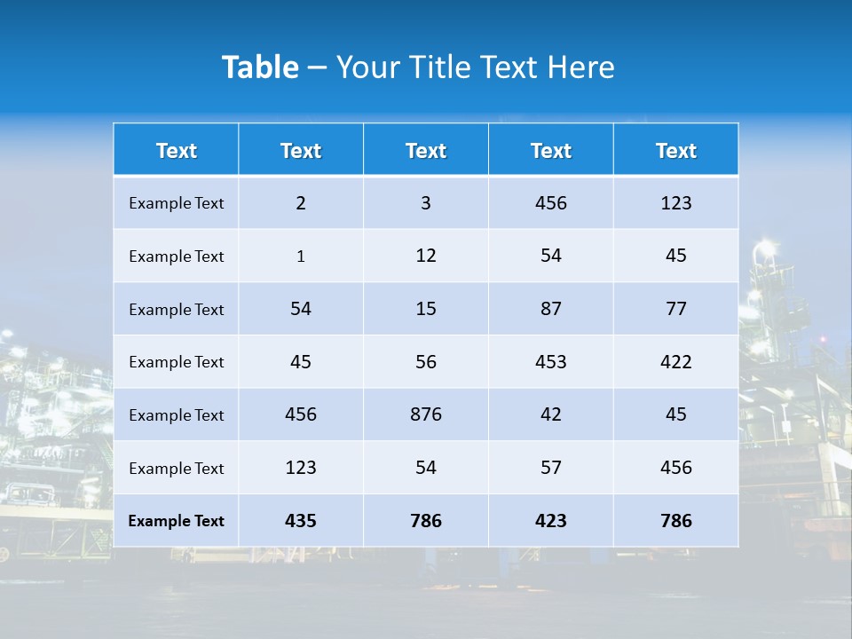 Pipeline Storage Petroleum PowerPoint Template