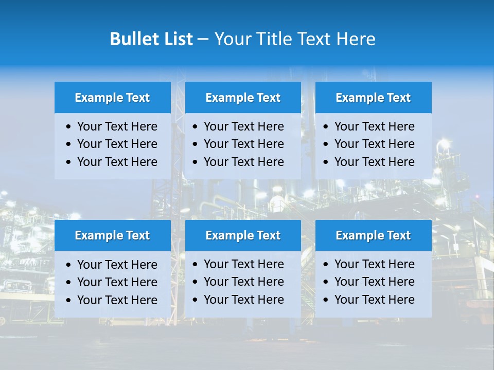 Pipeline Storage Petroleum PowerPoint Template