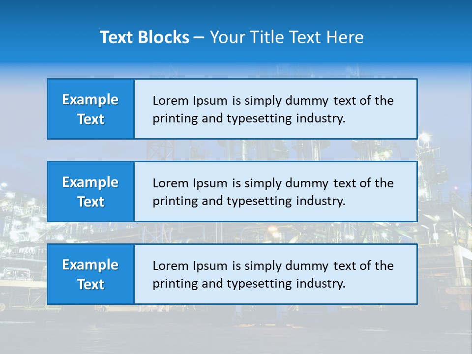 Pipeline Storage Petroleum PowerPoint Template