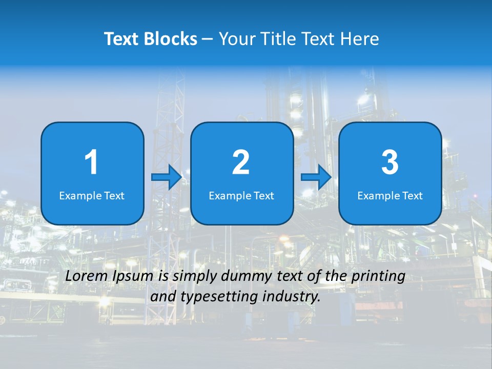 Pipeline Storage Petroleum PowerPoint Template
