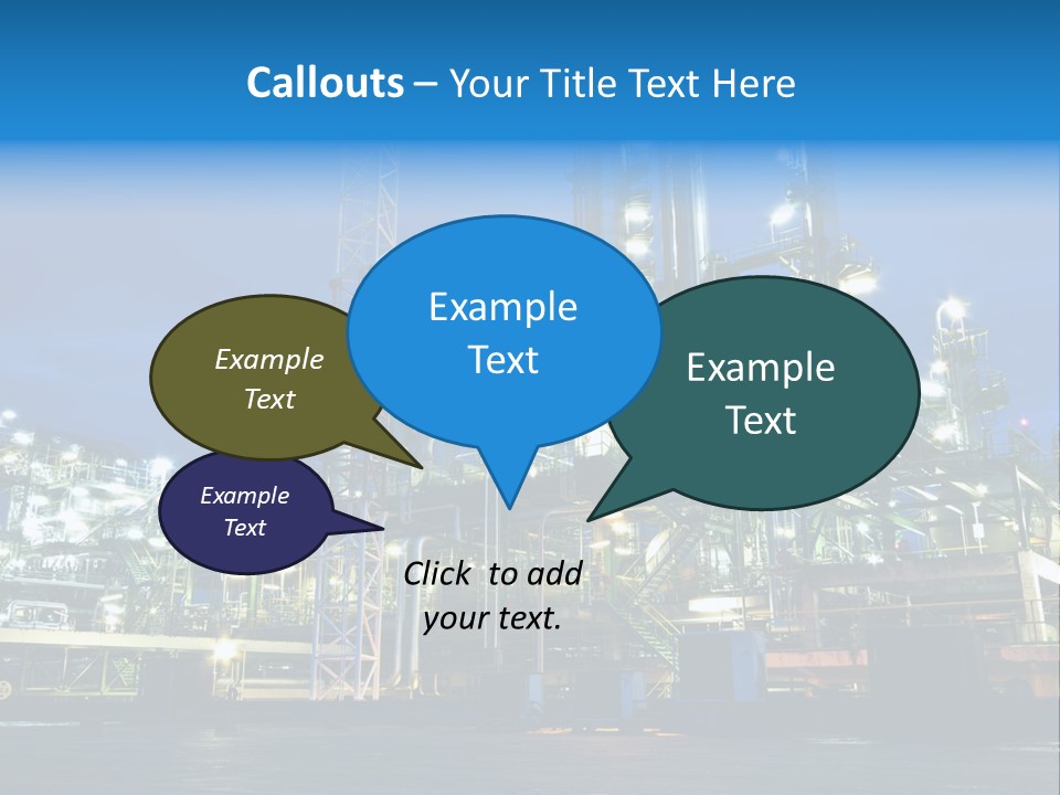 Pipeline Storage Petroleum PowerPoint Template