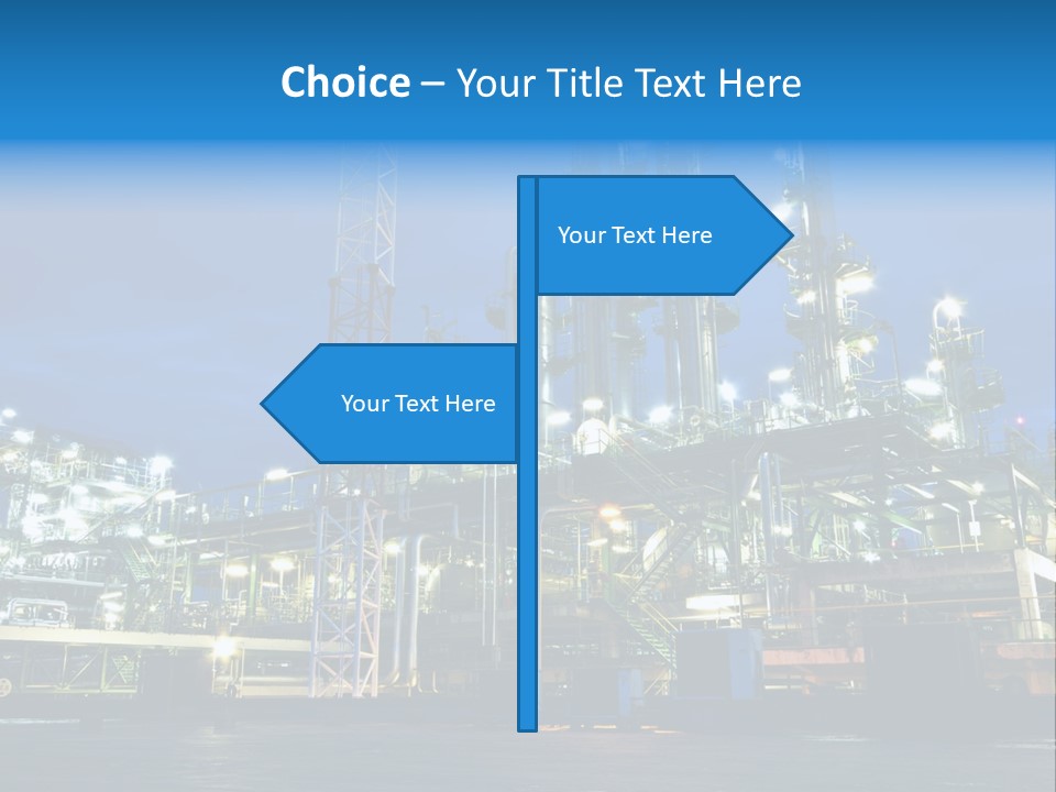 Pipeline Storage Petroleum PowerPoint Template