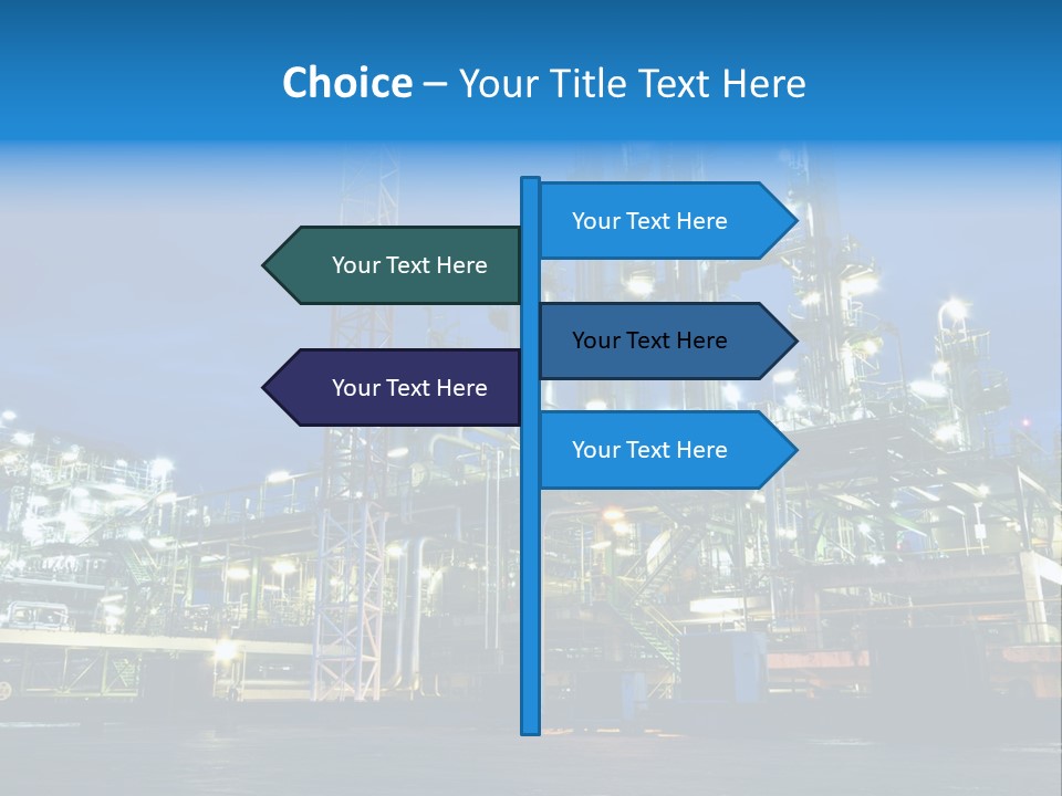 Pipeline Storage Petroleum PowerPoint Template