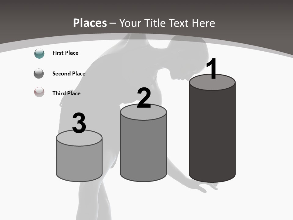 People One Cut Out PowerPoint Template