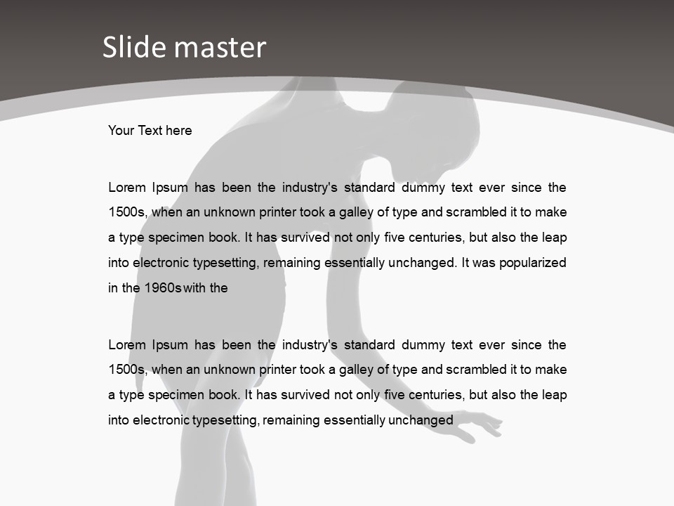 People One Cut Out PowerPoint Template