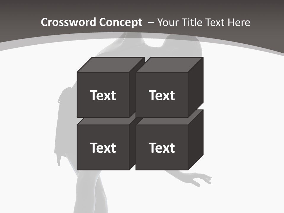 People One Cut Out PowerPoint Template